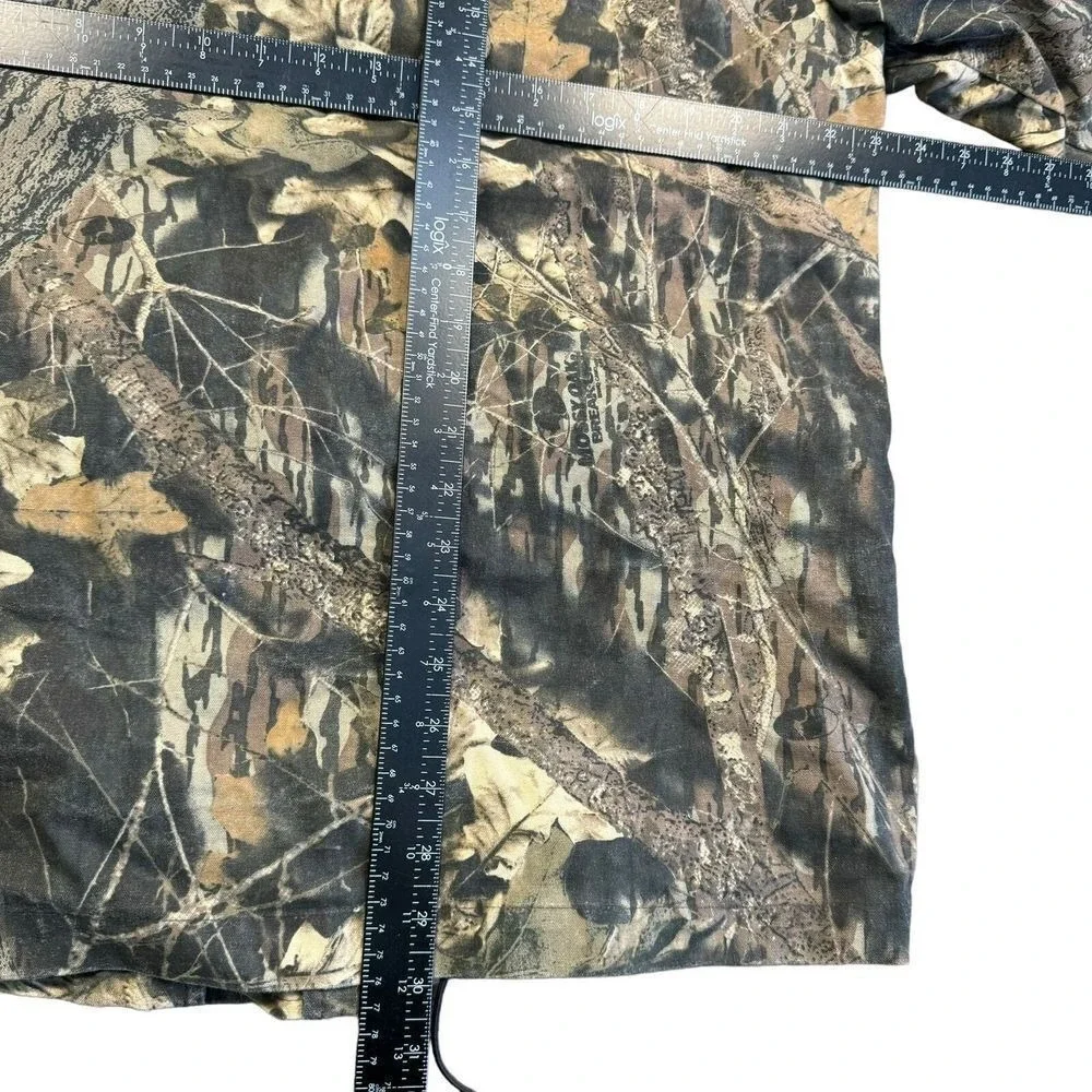 Mossy‎ Oak Jacket Mens M Ozark Trail Break Up Canvas Camo Hunting Cargo Workwear